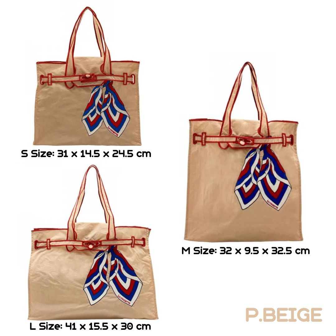 少量現貨 售完即止🌸香港獨家💥💥La Cousette SCARF /New Classical Eco Bag | 落單後約3-5個工作天寄出