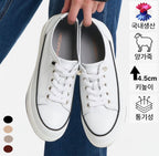 25/10/2025截🌸10月限時特價👟韓國東大門自家品牌MOLY SNEAKERS👟韓國🇰🇷牛皮+羊皮高跟輕便韓國鞋 | 預訂約3-4星期(自行備註尺寸)