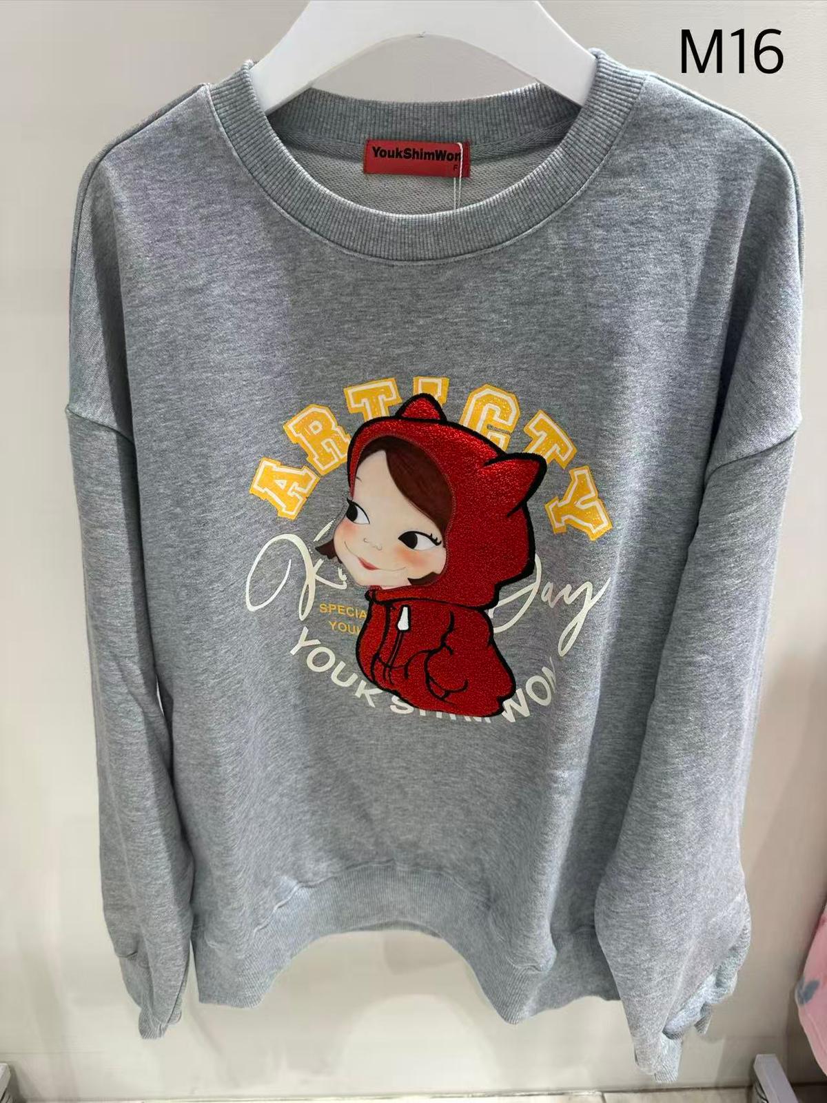 30/10截🌸‼️數量有限‼️售完即止‼️YOUKSHIMWON 陸心媛專門店/免稅店‼️YOUKSHIMWON 陸心媛10月半價款又嚟啦‼️ 最抵買系列🈹💕2025年最新款長袖衛衣💕M16-M21 | 預訂約3-4星期