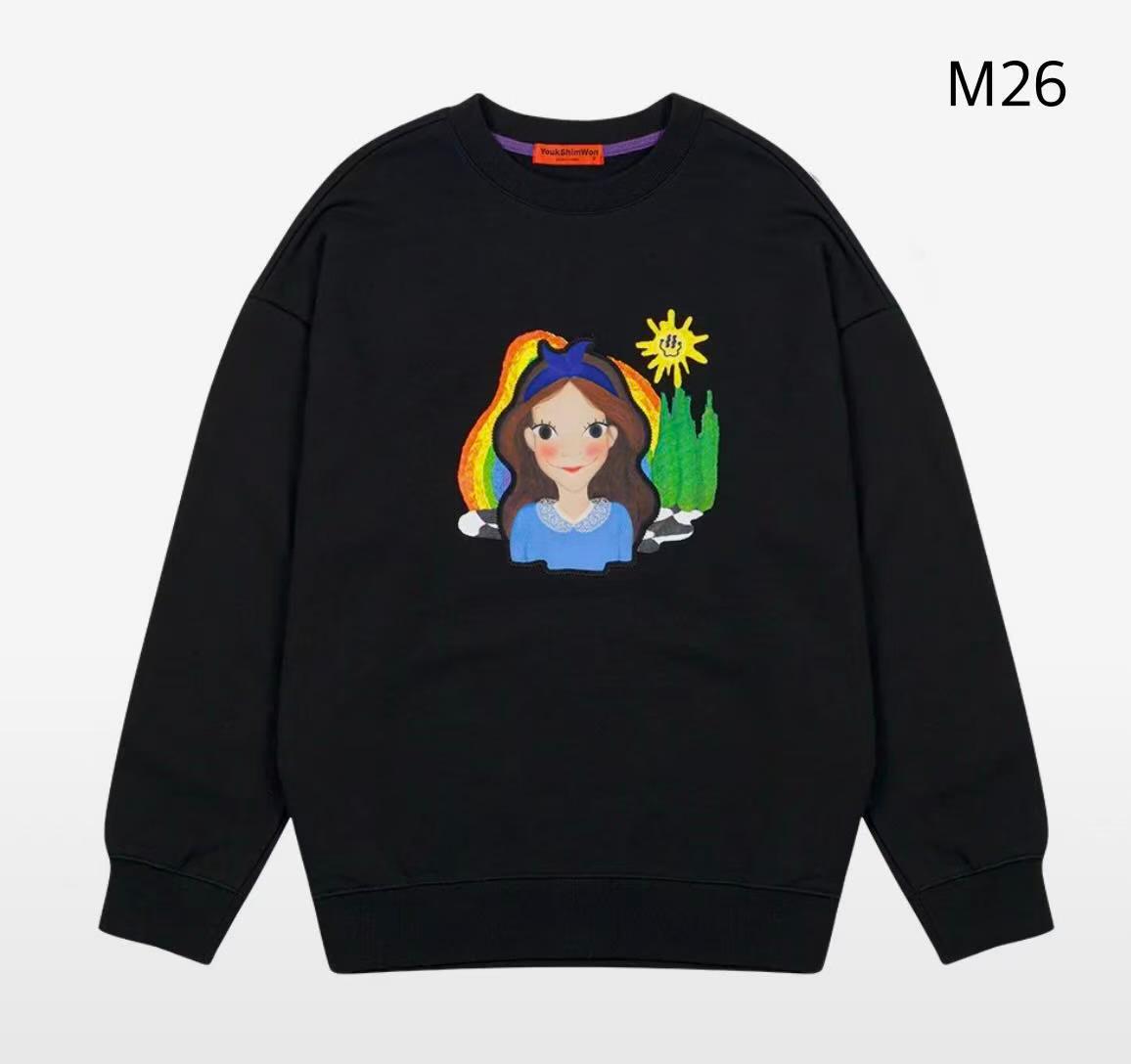 30/10截🌸‼️數量有限‼️售完即止‼️YOUKSHIMWON 陸心媛專門店/免稅店‼️YOUKSHIMWON 陸心媛10月半價款又嚟啦‼️ 最抵買系列🈹💕2025年最新款長袖衛衣💕M22-M28 | 預訂約3-4星期