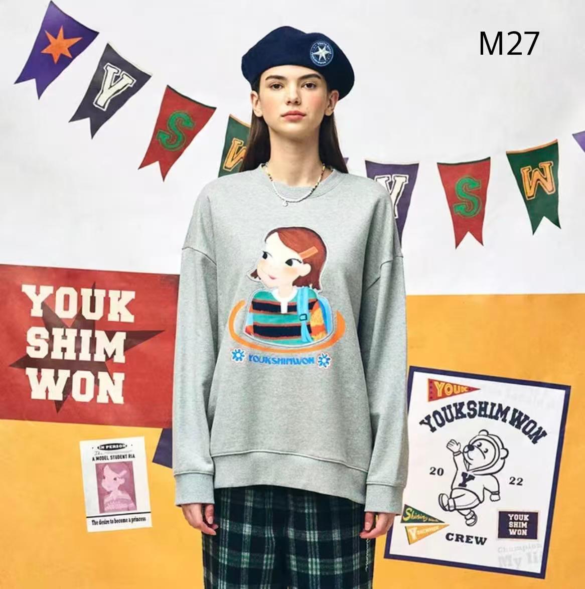 30/10截🌸‼️數量有限‼️售完即止‼️YOUKSHIMWON 陸心媛專門店/免稅店‼️YOUKSHIMWON 陸心媛10月半價款又嚟啦‼️ 最抵買系列🈹💕2025年最新款長袖衛衣💕M22-M28 | 預訂約3-4星期