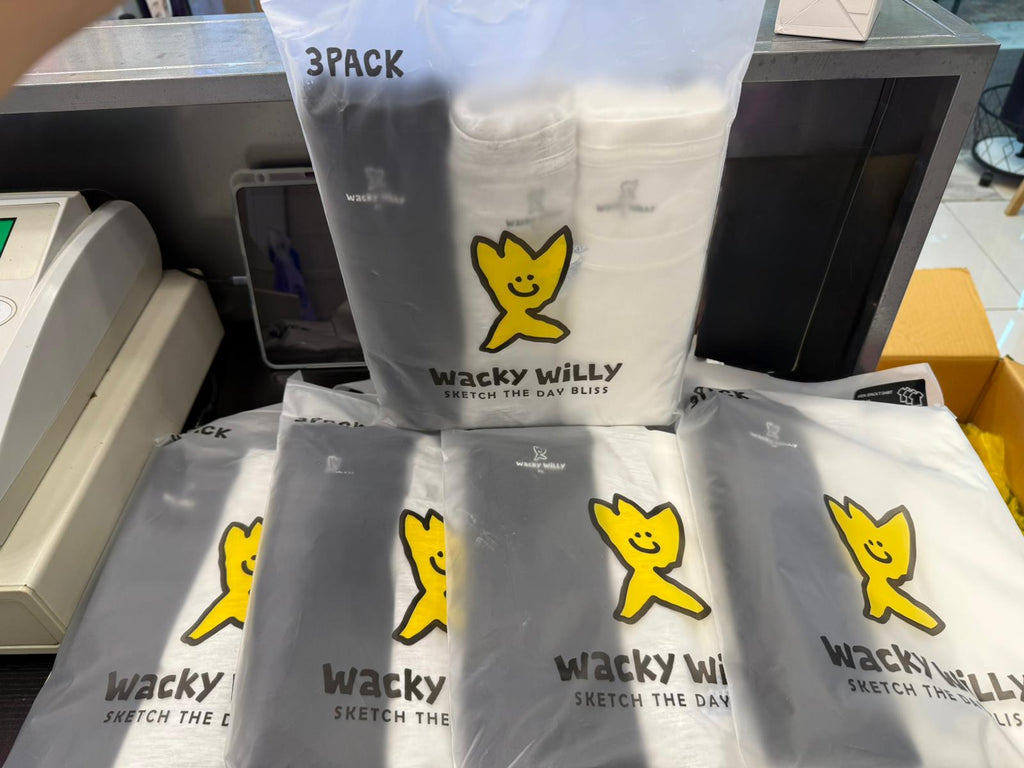 30/10截🌸韓國爆紅品牌🔥小火人🔥Wacky Willy 韓國專門店/免稅店 2025年新款 折扣優惠 男女同款 3件Tee套裝1套3件最抵著‼️$109/1件😱 | 預訂約3-4星期