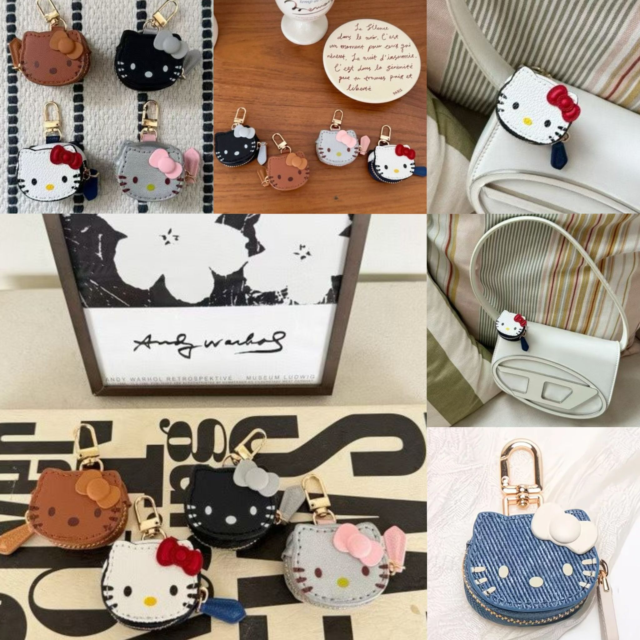 31/10截🌸🆕New arrivals✨韓國東大門自家品牌Paparazzi ❤️實物超靚❤️‼️爆單款式‼️10-11月Big Sale‼️店長推介熱賣款🆕Hello Kitty/ Kuromi /肉桂狗 包包掛件小包鑰匙扣 Made in Korea | 預訂約3-4星期(whatsapp圈款式)