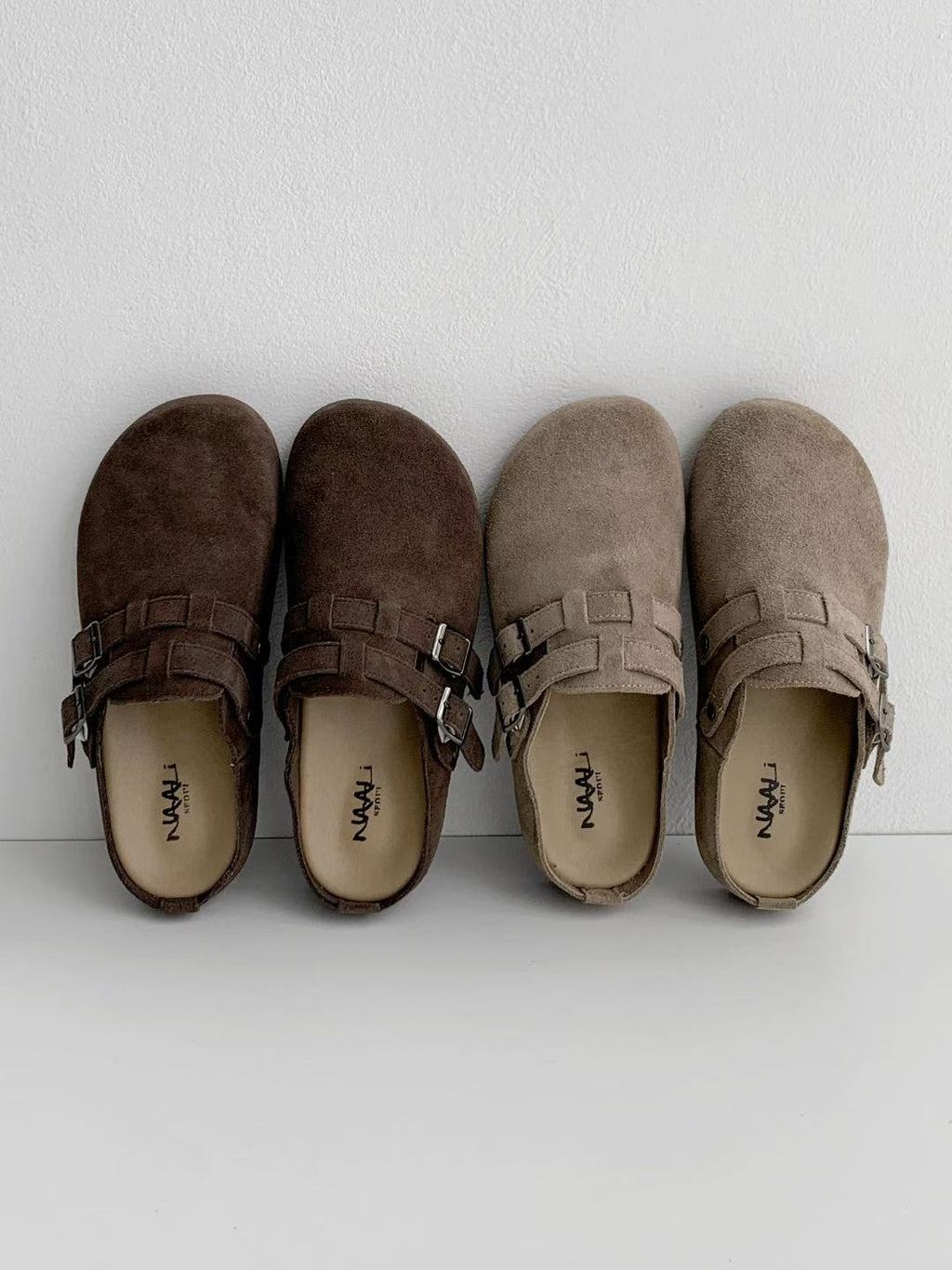 31/10截🌸👟韓國東大門自家品牌Naali Seoul 👟韓國🇰🇷 牛皮輕便韓國半拖鞋 | 預訂約3-4星期