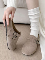 31/10截🌸👟韓國東大門自家品牌Naali Seoul 👟韓國🇰🇷 牛皮輕便韓國半拖鞋 | 預訂約3-4星期