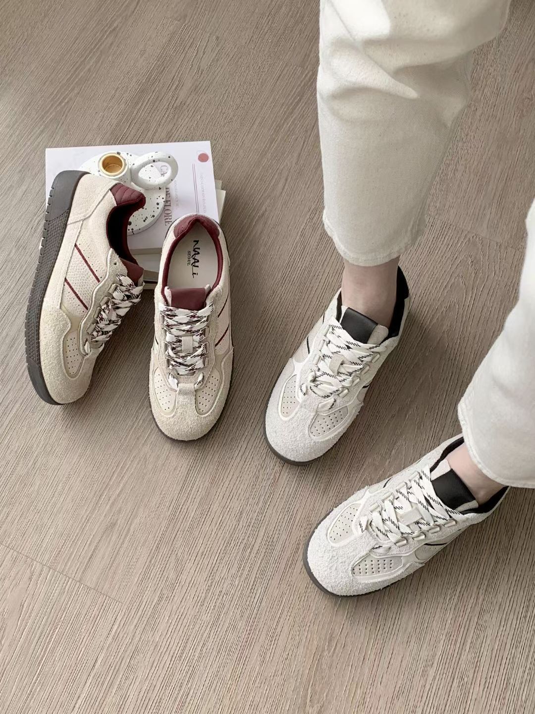 31/10截🌸👟韓國東大門自家品牌Naali Seoul 👟韓國🇰🇷牛皮輕便韓國鞋 18128 | 預訂約3-4星期