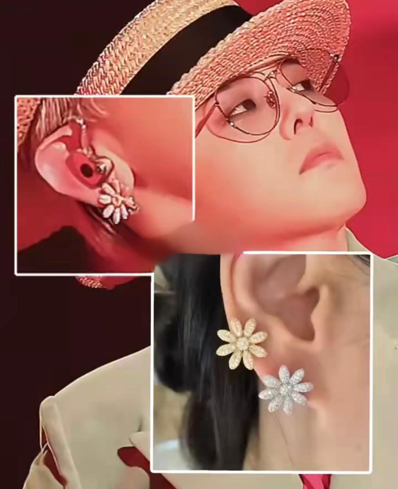 15/11截🌸💕實物圖💕JYDDM Silver 純銀GD雛菊耳環 | 預訂約3-4星期