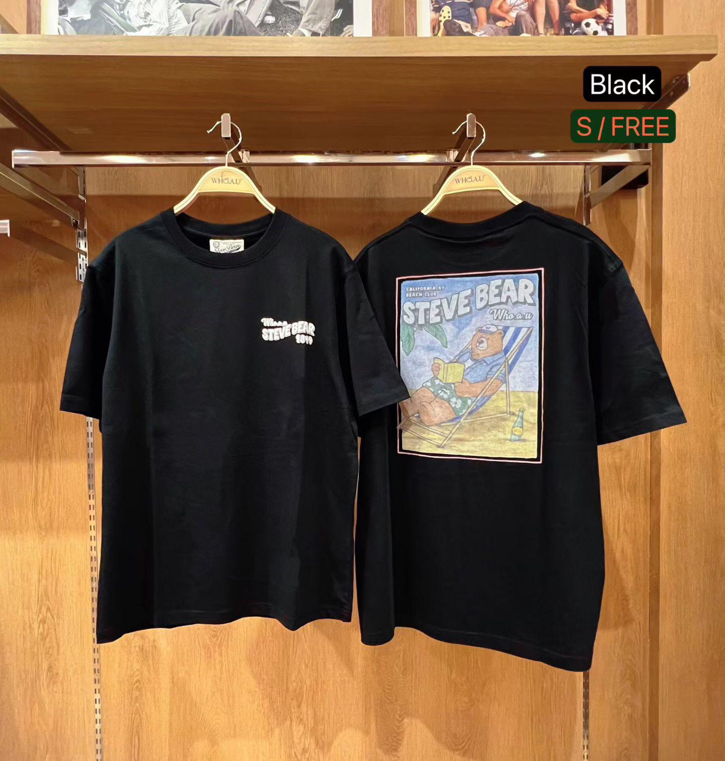 30/10截 售完即止🌸🈹韓國免稅店 出清特價🈹🈹數量有限 售完即止🈹🍊Who A U Hand-Drawn Steve T-shirt | 預訂約3-4星期