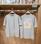 30/10截 售完即止🌸🈹韓國免稅店 出清特價🈹🈹數量有限 售完即止🈹🍊Who A U Hand-Drawn Steve T-shirt | 預訂約3-4星期