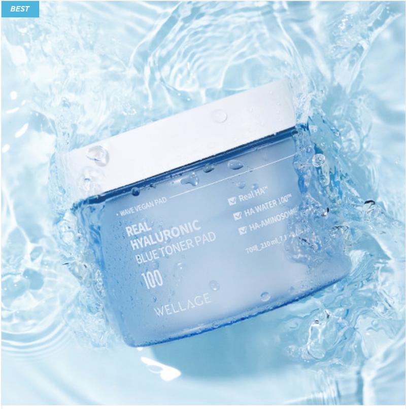 售完即止🌸WELLAGE 透明質酸保濕爽膚棉片 70片裝 | 預訂約12月初至中