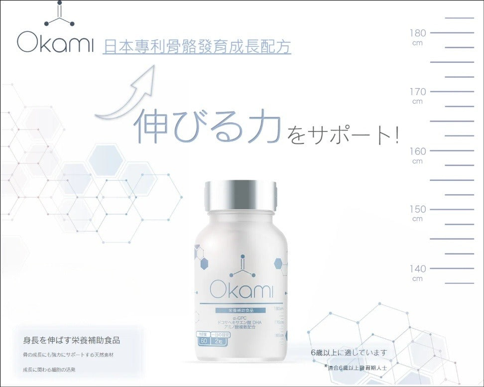 🌸日本Okami 大神長骨素 | 預訂約2星期