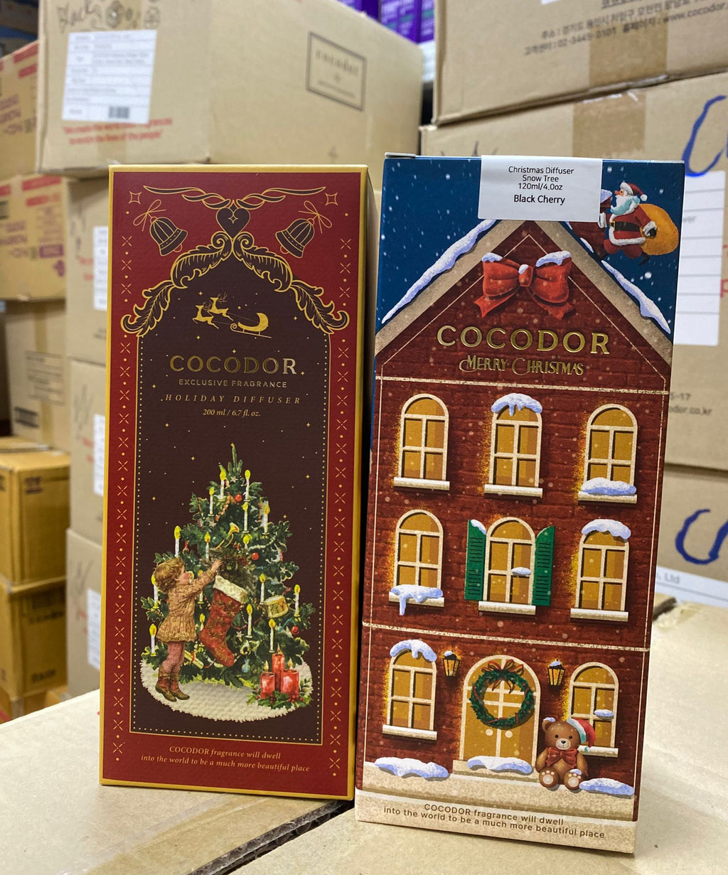 現貨🌸韓國 Cocod'or 聖誕限定節日擴香瓶禮盒 A：韓國 Cocod'or 聖誕限定節日擴香瓶-紅色滿天星 （Snow Flower) | 落單後約3-5個工作天寄出