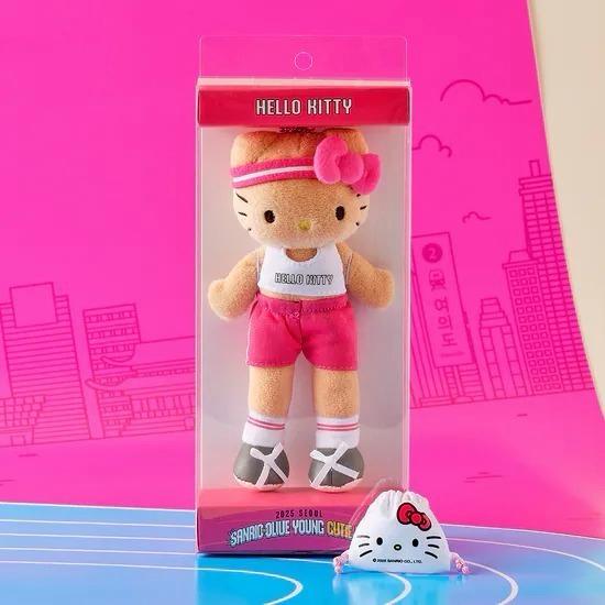現貨🌸Sanrio x Olive Young ⚽️ 「Cutie Run」系列 💖 長腿Kitty掛飾 | 落單後約5-7個工作天寄出
