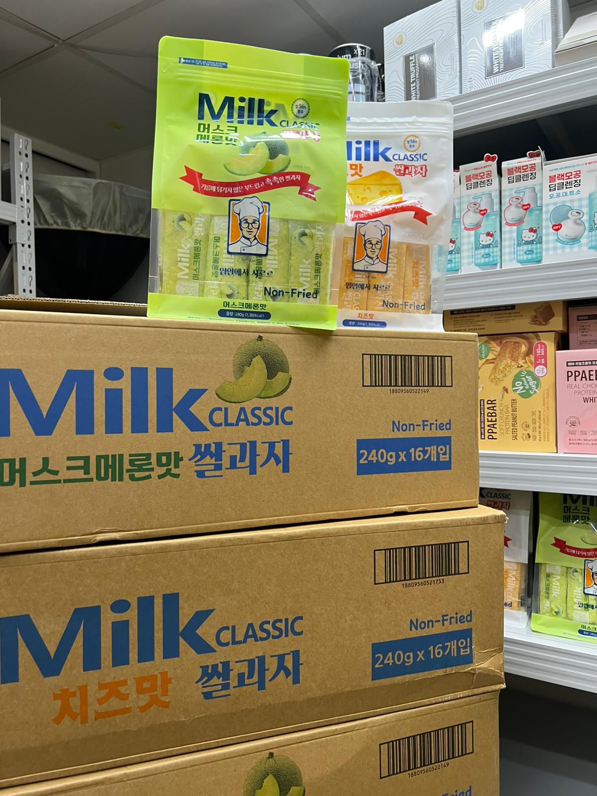 現貨🌸🇰🇷Milk CLASSIC 非油炸牛奶米餅 （蜜瓜味） | 落單後約3-5個工作天寄出