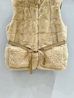 🌸Moncler Joui 人造毛皮泰迪熊羽絨背心 | 預訂約4-5星期