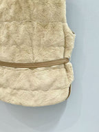 🌸Moncler Joui 人造毛皮泰迪熊羽絨背心 | 預訂約4-5星期