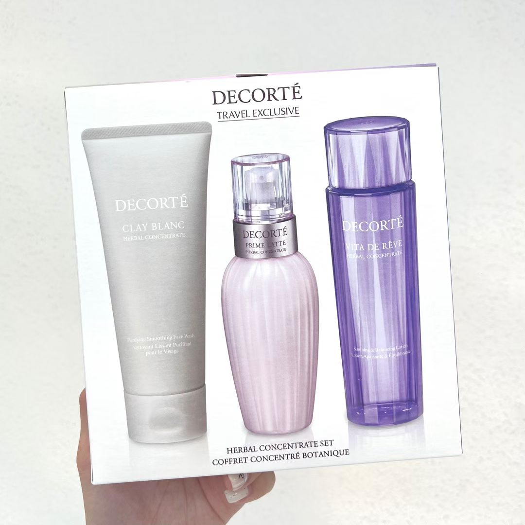 供應商現貨🌸免稅正品 Decorte黛珂紫蘇三件套 | 預訂 逢星期一，三返倉執貨 其後約3-5個工作天寄出