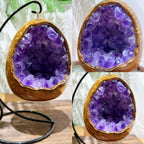 🌸紫晶洞 消磁小夜燈 | 預訂約2-3星期