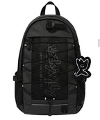 11月10日截🌸人氣爆棚的韓國超紅品牌 小火人🔥Wacky Willy🔥韓國專門店/免稅店 特價啦好抵買‼️網狀繩帶背囊MASH STRING BACKPACK❤️ 炭灰色+送黑色小火人鎖匙扣 | 預訂約3-4星期