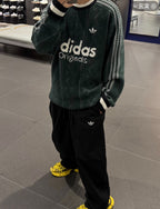 11月10日截🌸Adidas 復古提花羊毛針織冷衫 | 預訂約12月中至尾