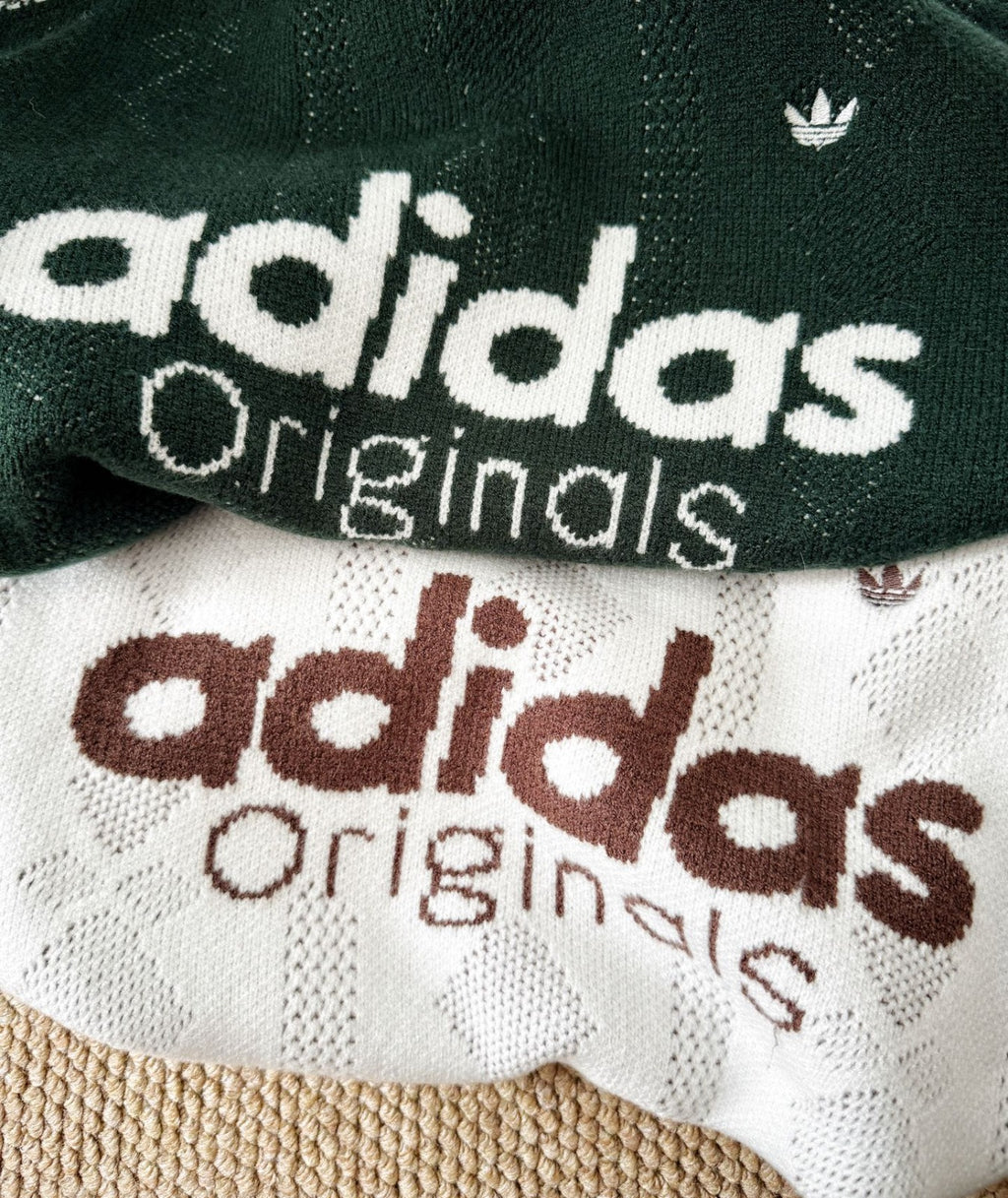 11月10日截🌸Adidas 復古提花羊毛針織冷衫 | 預訂約12月中至尾