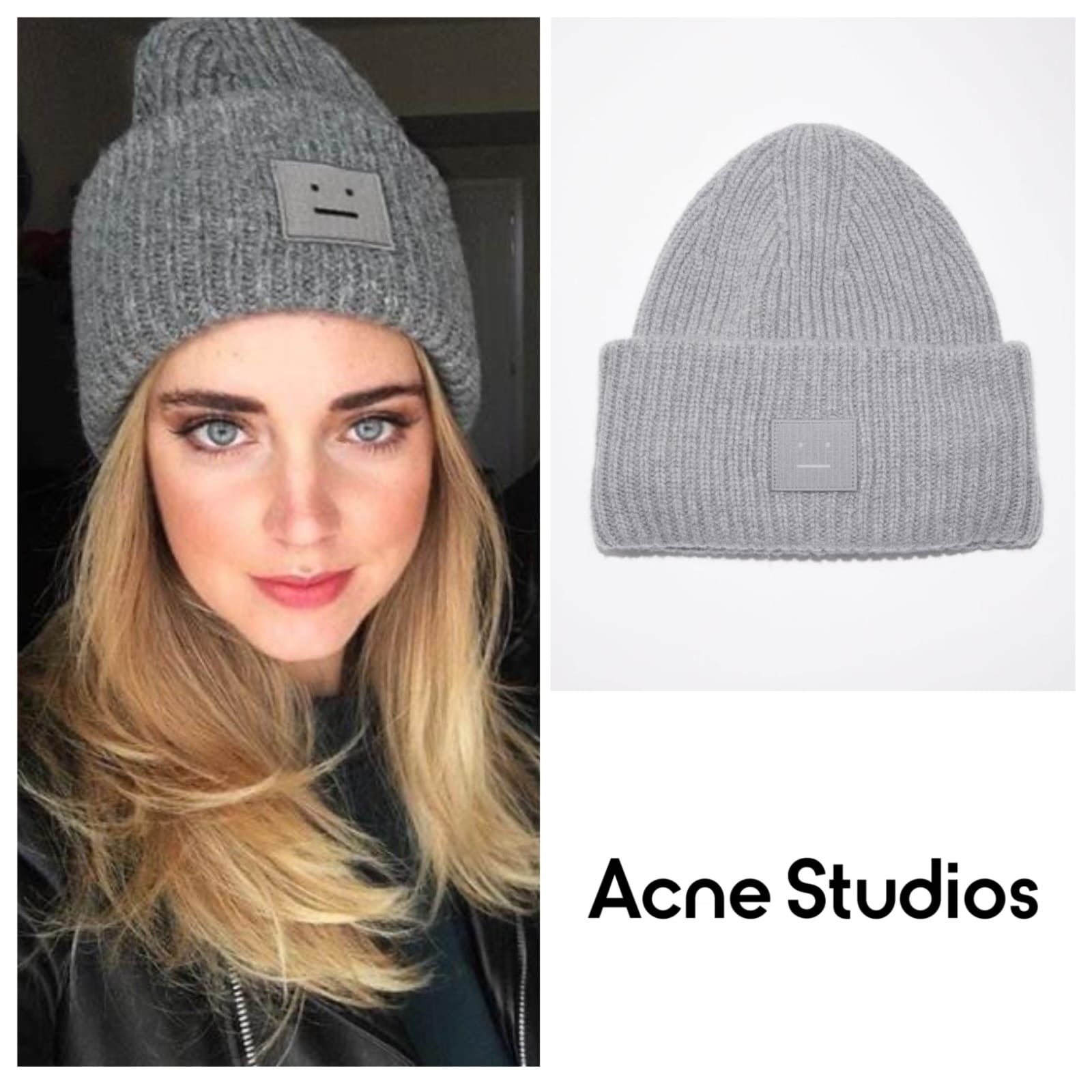 11月8日截🌸ACNE STUDIOS LARGE FACE LOGO BEANIE 方塊笑臉冷帽 | 預訂約12月初至中(自行備註款式)