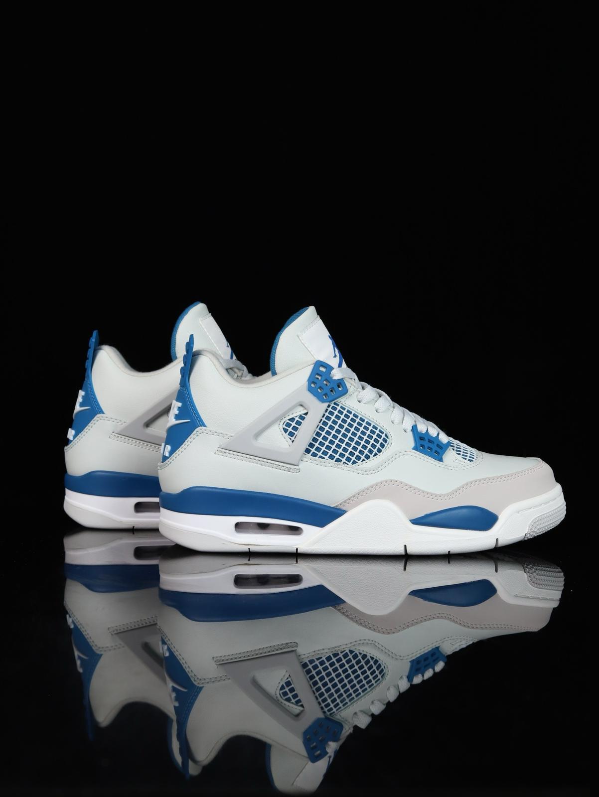 🌸Air Jordan AJ4 Retro# 白+藍 | 預訂約3-4星期(自行備註尺寸)