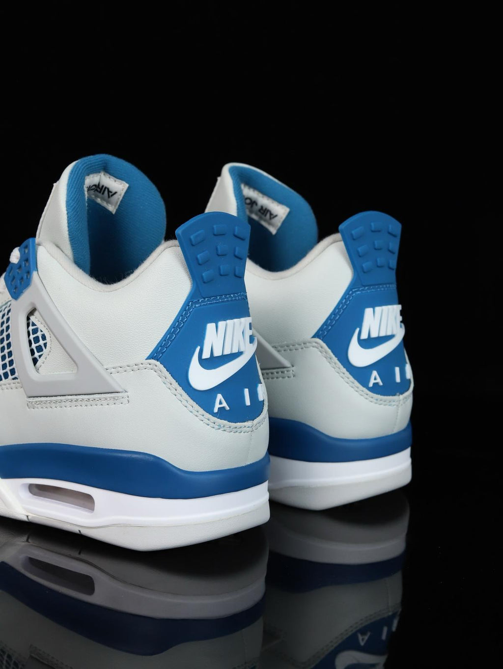 🌸Air Jordan AJ4 Retro# 白+藍 | 預訂約3-4星期(自行備註尺寸) 娉婷貿易公司 Exquisite Beauty Trading Company