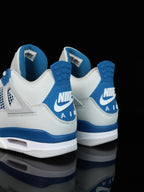 🌸Air Jordan AJ4 Retro# 白+藍 | 預訂約3-4星期(自行備註尺寸) 娉婷貿易公司 Exquisite Beauty Trading Company
