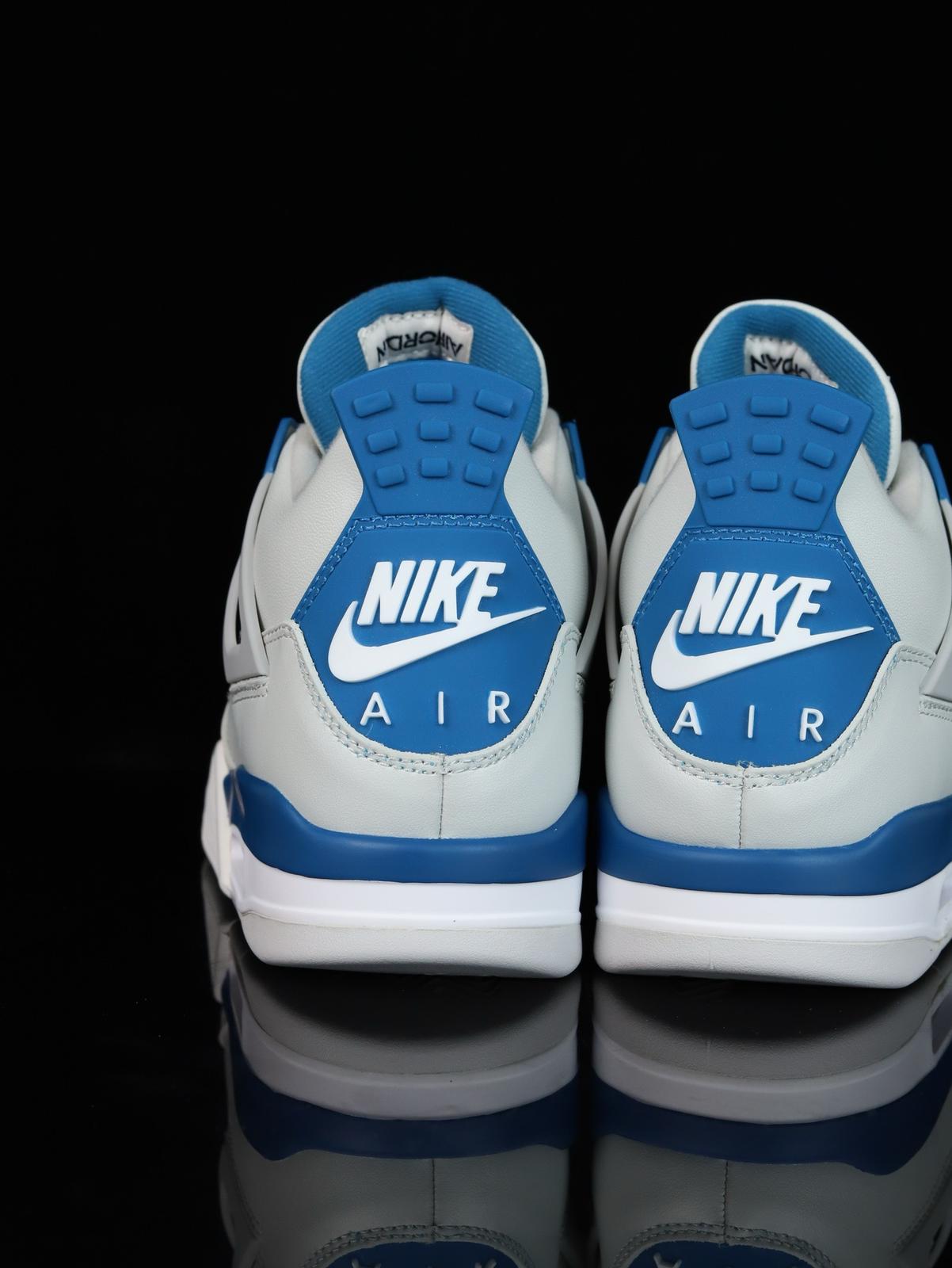 🌸Air Jordan AJ4 Retro# 白+藍 | 預訂約3-4星期(自行備註尺寸) 娉婷貿易公司 Exquisite Beauty Trading Company