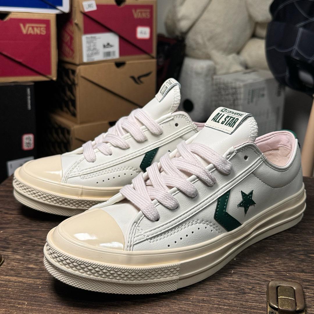 🌸Converse Star layer 白皮綠 | 預訂約3-4星期(自行備註尺寸)