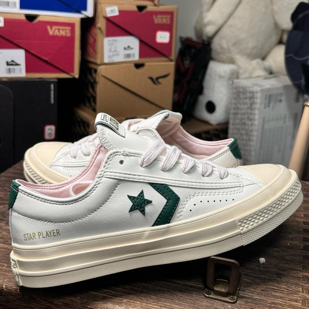 🌸Converse Star layer 白皮綠 | 預訂約3-4星期(自行備註尺寸) 娉婷貿易公司 Exquisite Beauty Trading Company