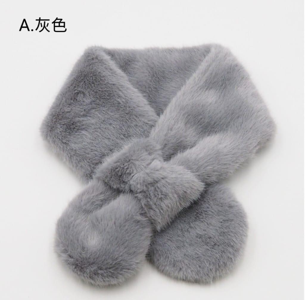 11月10日截🌸🇯🇵日本直送✈️🟡日本 新款 秋冬生態毛毛蝴蝶結頸巾🟡 | 預訂約12月初至中