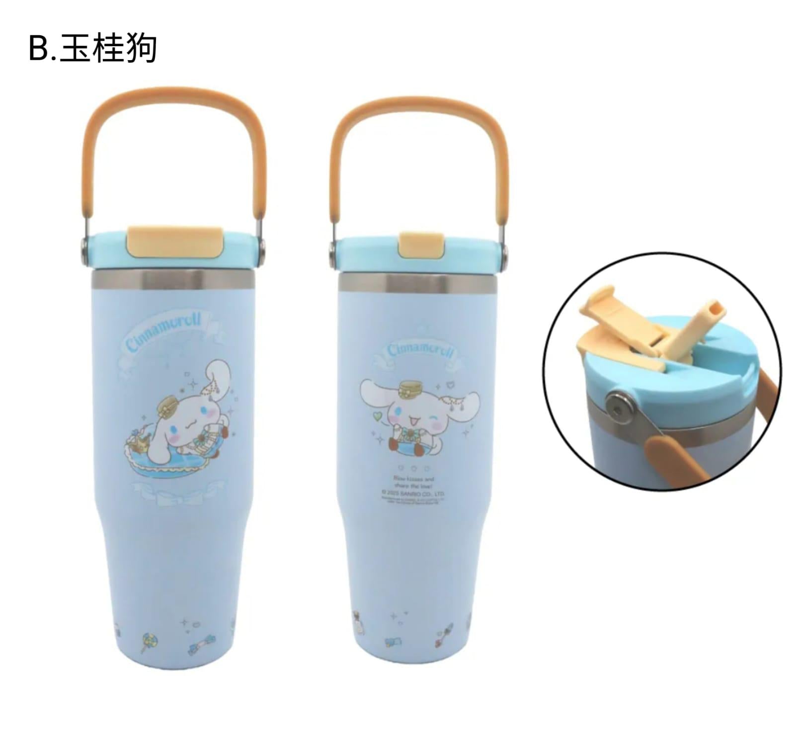 11月11日截🌸🌈Sanrio 💯% 正版授權‼️ 🟡Sanrio 900毫升不鏽鋼水杯🟡 | 預訂約12月初至中