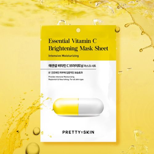 11月17日截🌸韓國🇰🇷直送Prettyskin補水面膜10p-黃維C | 預訂約26年1月初至中