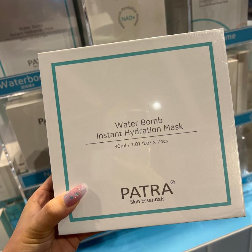 售完即止🌸美容展優惠 PATRA 水彈瞬間水漾面膜 1盒7片 | 預訂約11月尾至12月初