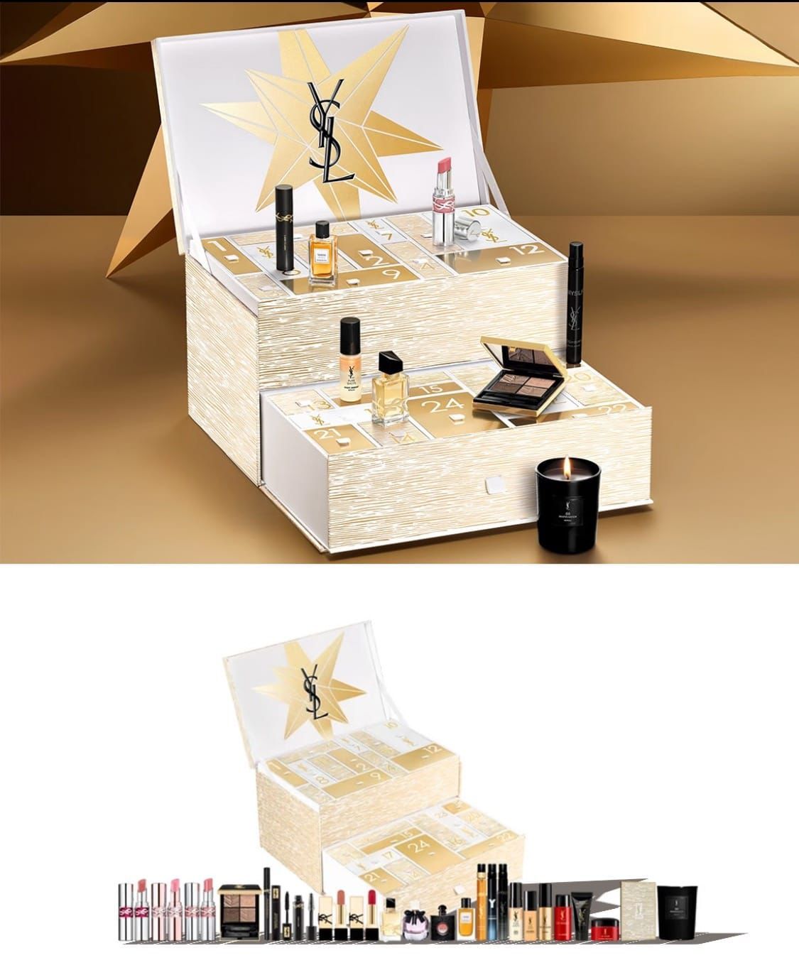 🌸🎄預售🎄香港專櫃 YSL聖羅蘭2025年聖誕倒數限定日曆禮盒裝❤️🔥 | 預訂約11月尾至12月初