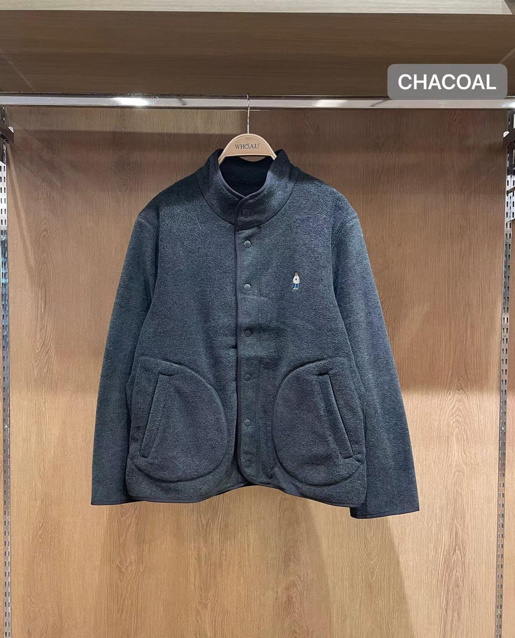 🌸韓國直送🍊Who.A.U🍊經典 小熊刺繡 外套 | 預訂約3-4星期