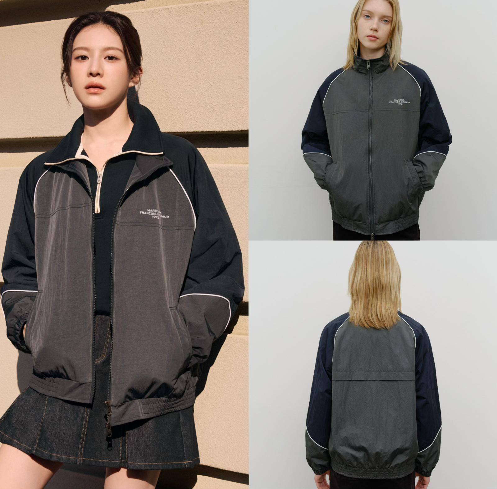 11月30日截🌸MARITHE FRANCOIS GIRBAUD 韓國專門店/免稅店 2025年秋冬COLOR-BLOCK HIGHNECK WINDBREAKER | 預訂約3-4星期