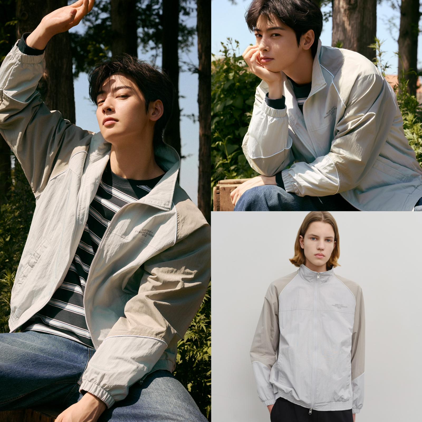 11月30日截🌸MARITHE FRANCOIS GIRBAUD 韓國專門店/免稅店 2025年秋冬COLOR-BLOCK HIGHNECK WINDBREAKER | 預訂約3-4星期