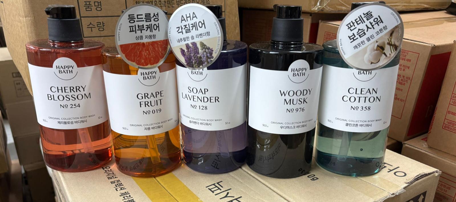 現貨🌸韓國愛茉莉 銷量No.1 Happy Bath保濕香氛沐浴露(910g) | 落單後約3-5個工作天寄出