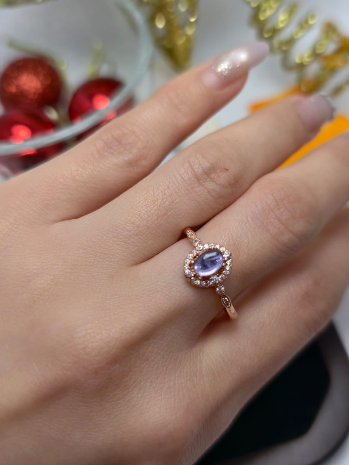 現貨4隻🌸🔮天然水晶🔮 紫水晶開口可調節戒指 | 落單後約3-5個工作天寄出