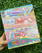 現貨🌸韓國 Sanrio角色 DIY 彩色凝膠 筆盒 | 落單後約3-5個工作天寄出