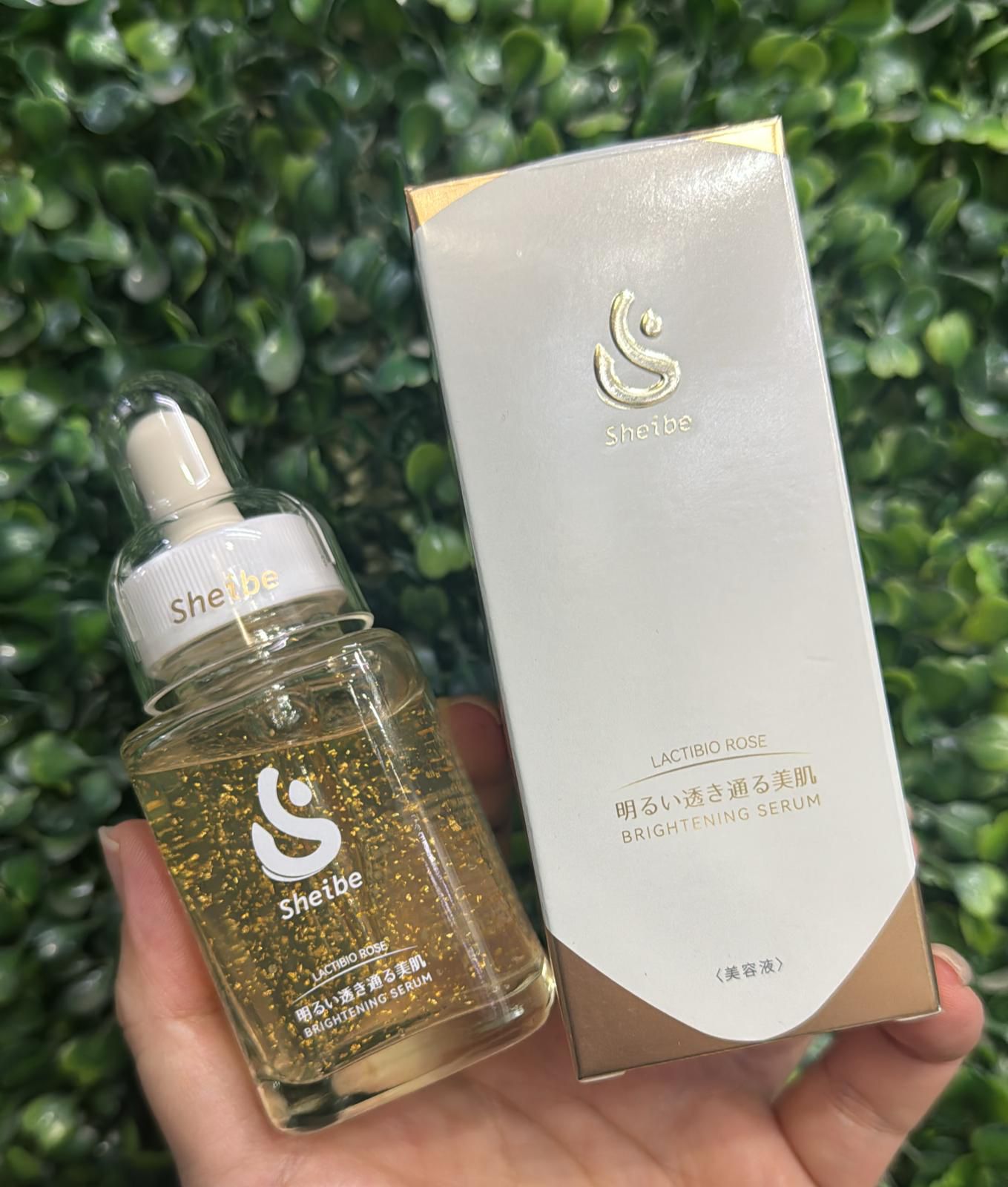 現貨🌸日本Sheibe 金萃薔薇褪斑祛黃一抹即融冰白肌精華（日本製-） | 落單後約3-5個工作天寄出