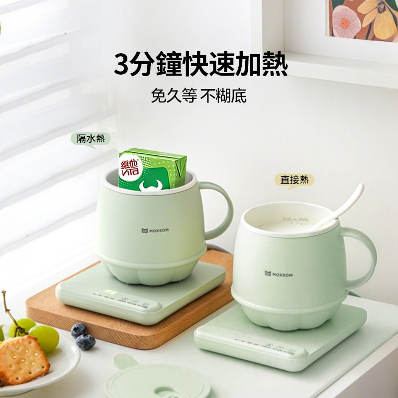 🌸MOKKOM分體不沾易潔智能定時恆溫多功能萬用電熱水杯 | 預訂約12月中至尾