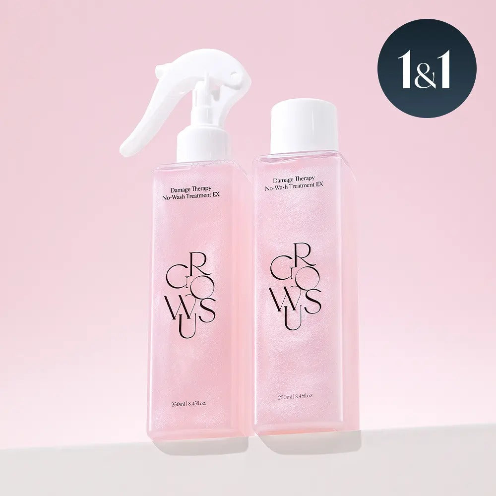 12月11日2300截🌸韓國直送 Olive young # OL344 Growus雙重修護免沖洗護髮噴霧250ml+補充裝250ml | 預訂約12月尾至1月初