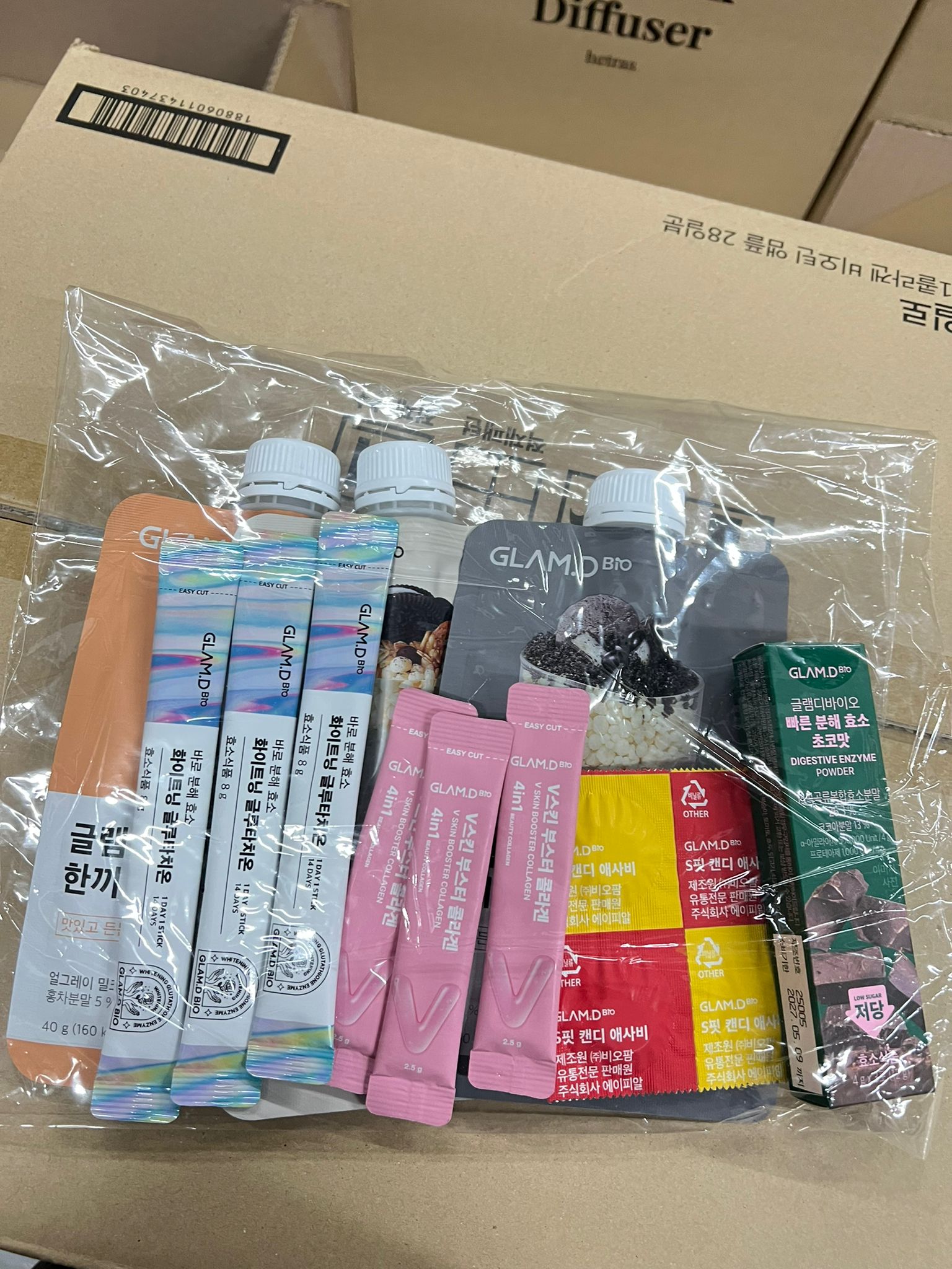 現貨🌸GLAM.D 福袋D款 | 落單後約3-5個工作天寄出(自行備註3款代餐奶昔)