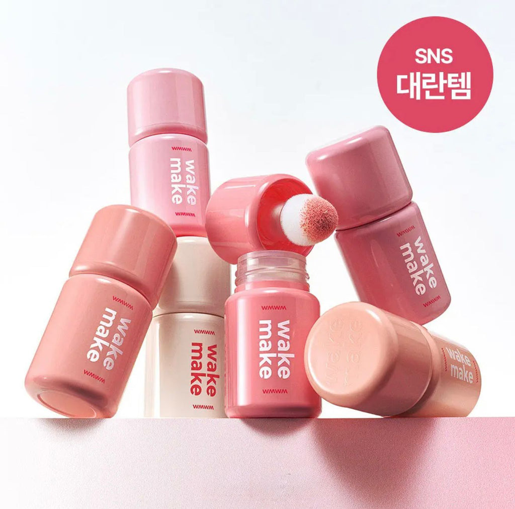 2025年12月18日23:00截🌸🆕SHAKING CHEEK BLUSH 韓國🇰🇷✨NEW LAUNCH✨Wakemake 搖搖亮膚胭脂液 | 預訂約3-4星期
