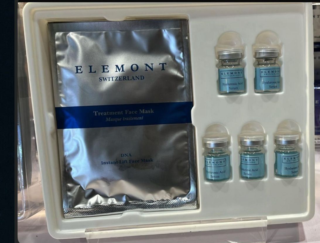 少量現貨[美容展多出貨 （售完即止 ）]🌸Elemont Professional Hydrating Treatment 緊緻無針水光精華套裝 1套5次 原價$1058 | 落單後約3-5個工作天寄出