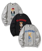 2025年12月30日截🌸‼️突發‼️12月BIG Sale限時特價‼️ 韓國潮牌 EL1MENO 可愛熊仔經典款 OVER FIT SWEATER❤️ | 預訂約3-4星期